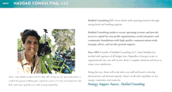 Desktop Screenshot of haddadconsulting.net